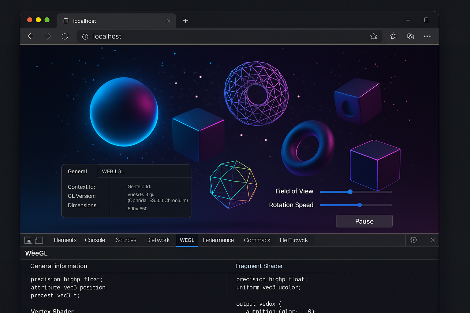 Develop Interactive Computer Graphics Web App Using WebGL or WebGPU
